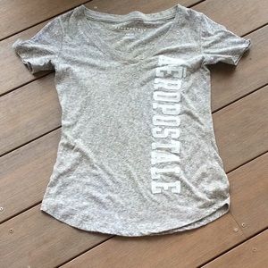 Aeropostale gray t shirt